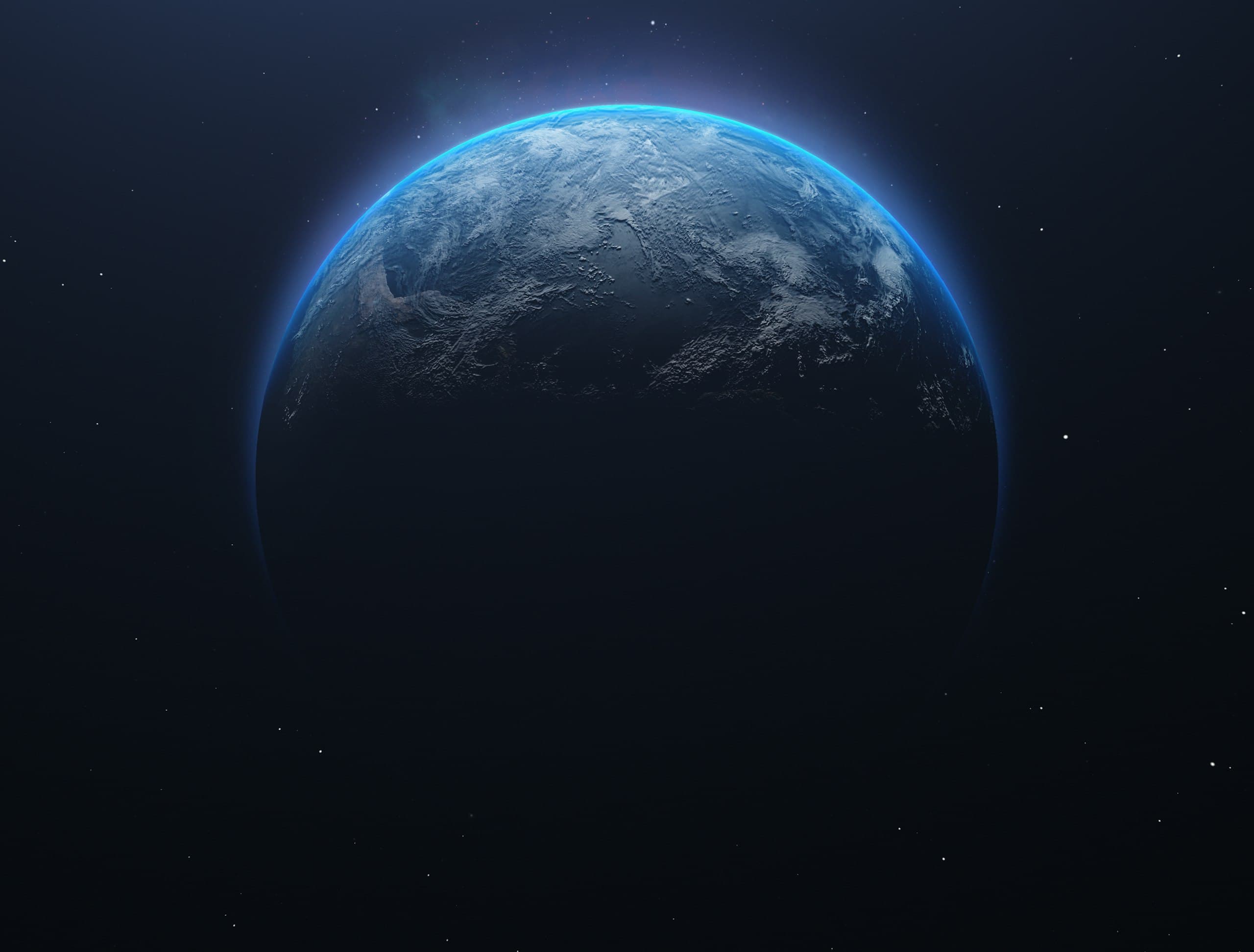 a planet in space